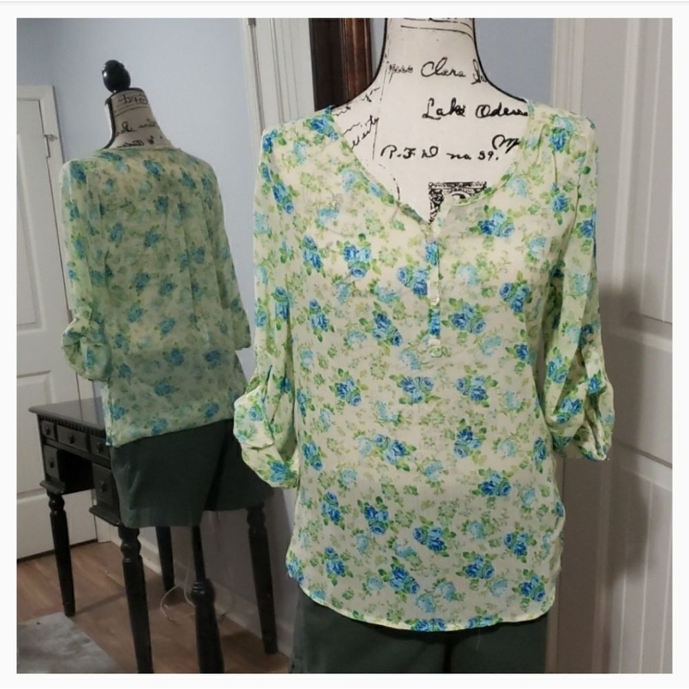 Spring floral blouse - Picture 3 of 3